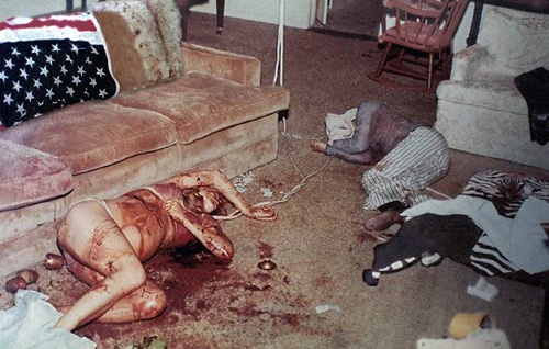 Folger and Tate crime scene